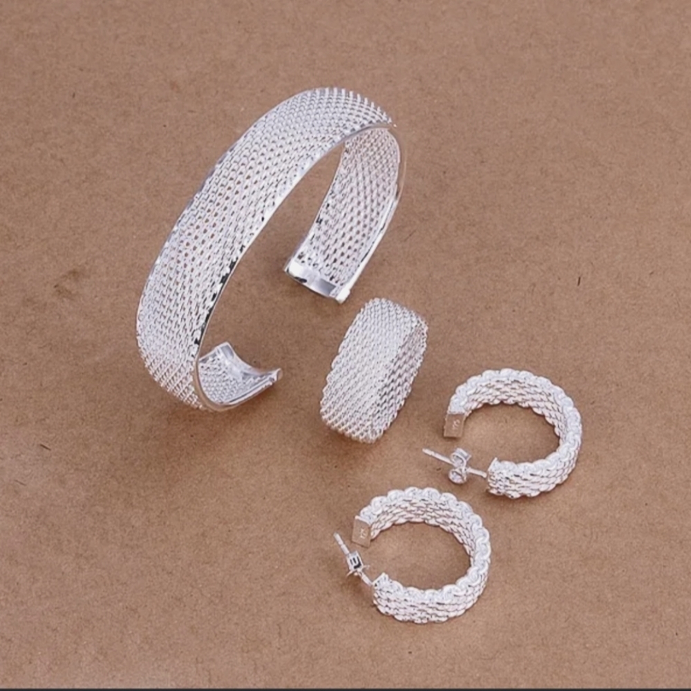 Silver 3pc Jewelry